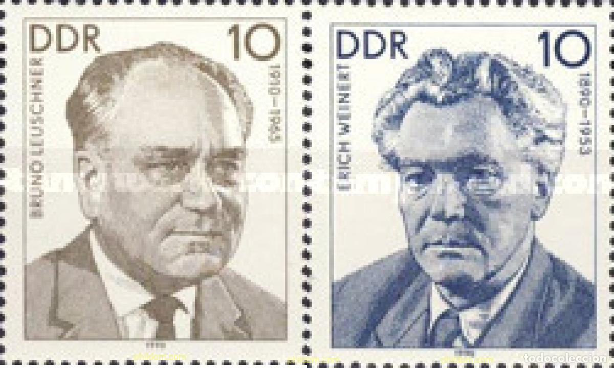 Sellos: 151000 MNH ALEMANIA DEMOCRATICA 1990 PERSONALIDADES