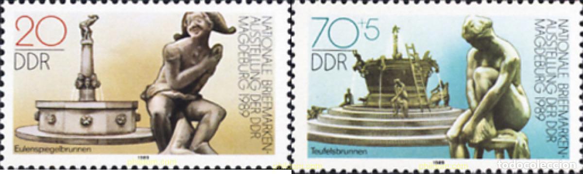 Sellos: 150995 MNH ALEMANIA DEMOCRATICA 1989 EXPOSICION FILATELICA NACIONAL DE MAGDEBURG