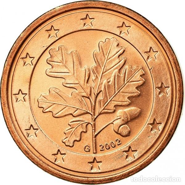 Sellos: 1 centimo de Alemania a&ntilde;o 2002 F SC