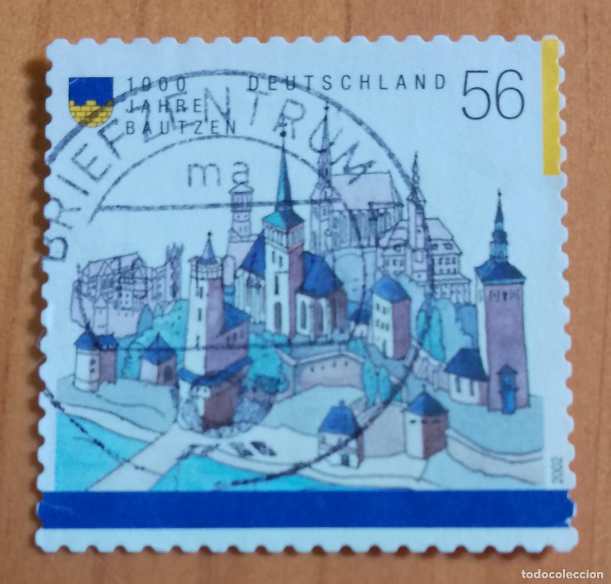 Sellos: ALEMANIA - V/F 56 - A&Ntilde;O 2002 - 1000 A&Ntilde;OS DE BAUTZEN