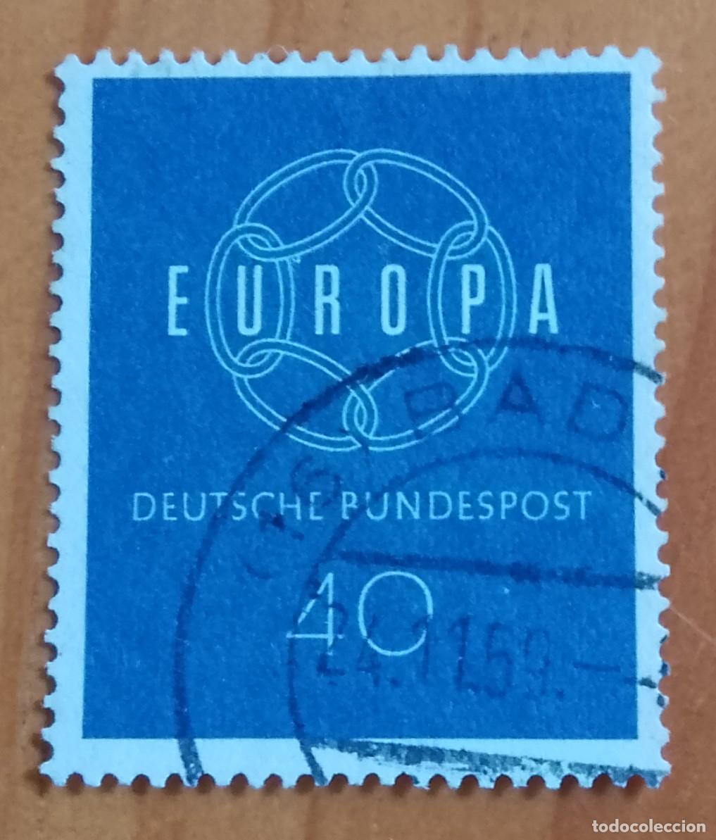 Sellos: ALEMANIA - V/F 40 - EUROPA - CONMEMORATIVO