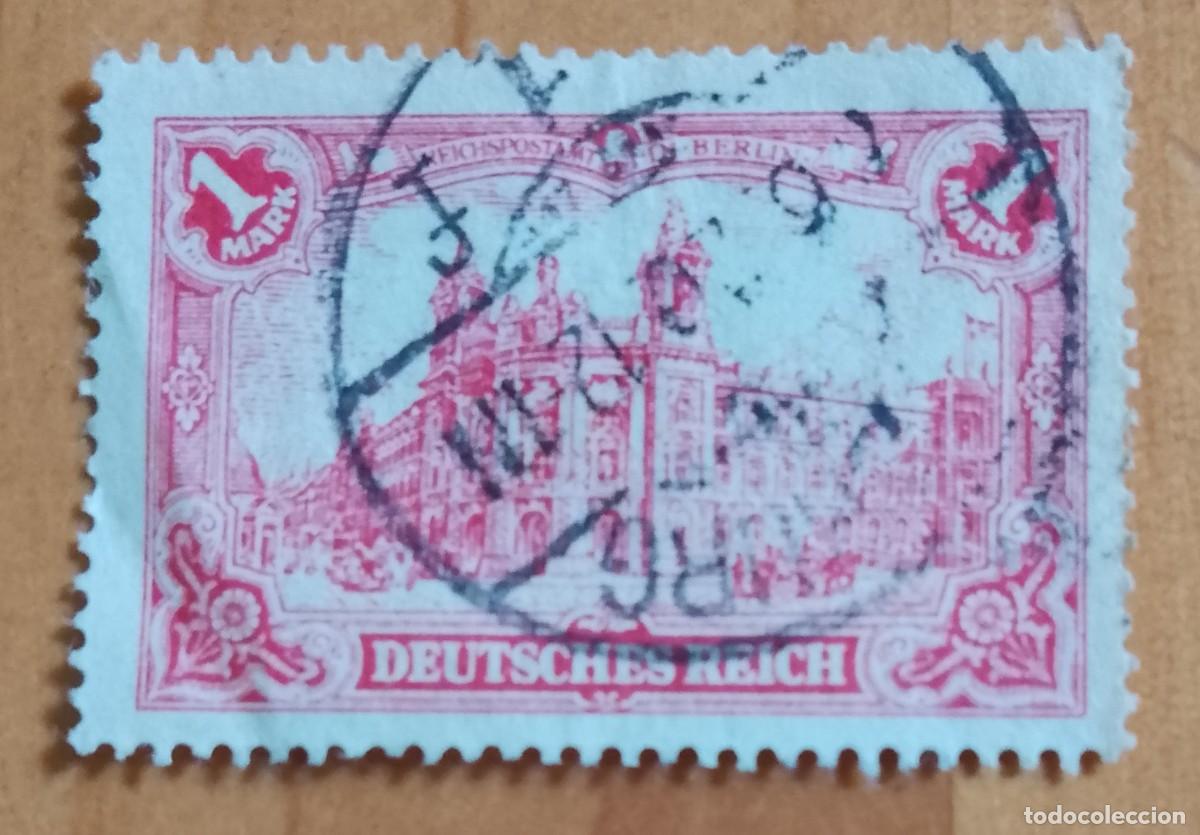 Sellos: ALEMANIA - V/F 1 MARK - A&Ntilde;O 1905 - DEUTSCHES REICH