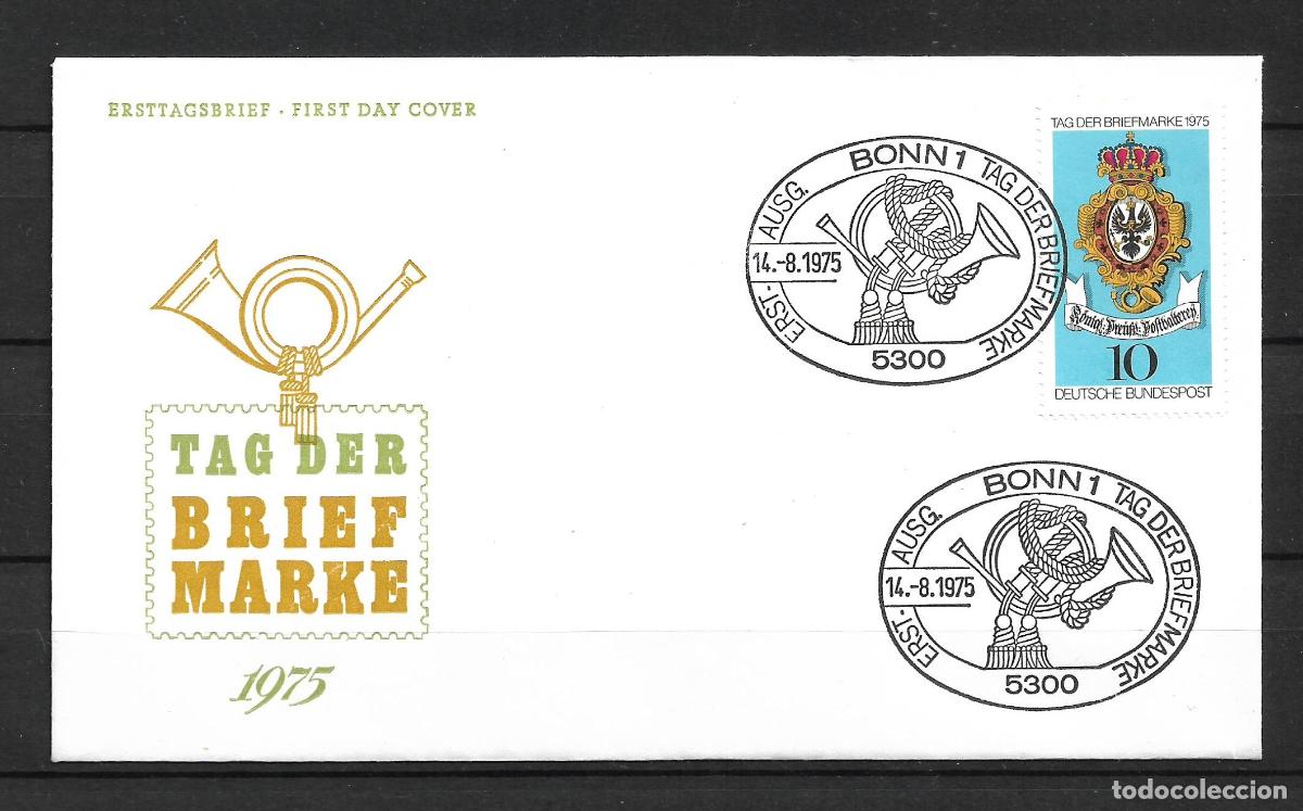 Sellos: alemania 1975 michel 866 sobre primer dia 1.30&euro; - 153/2
