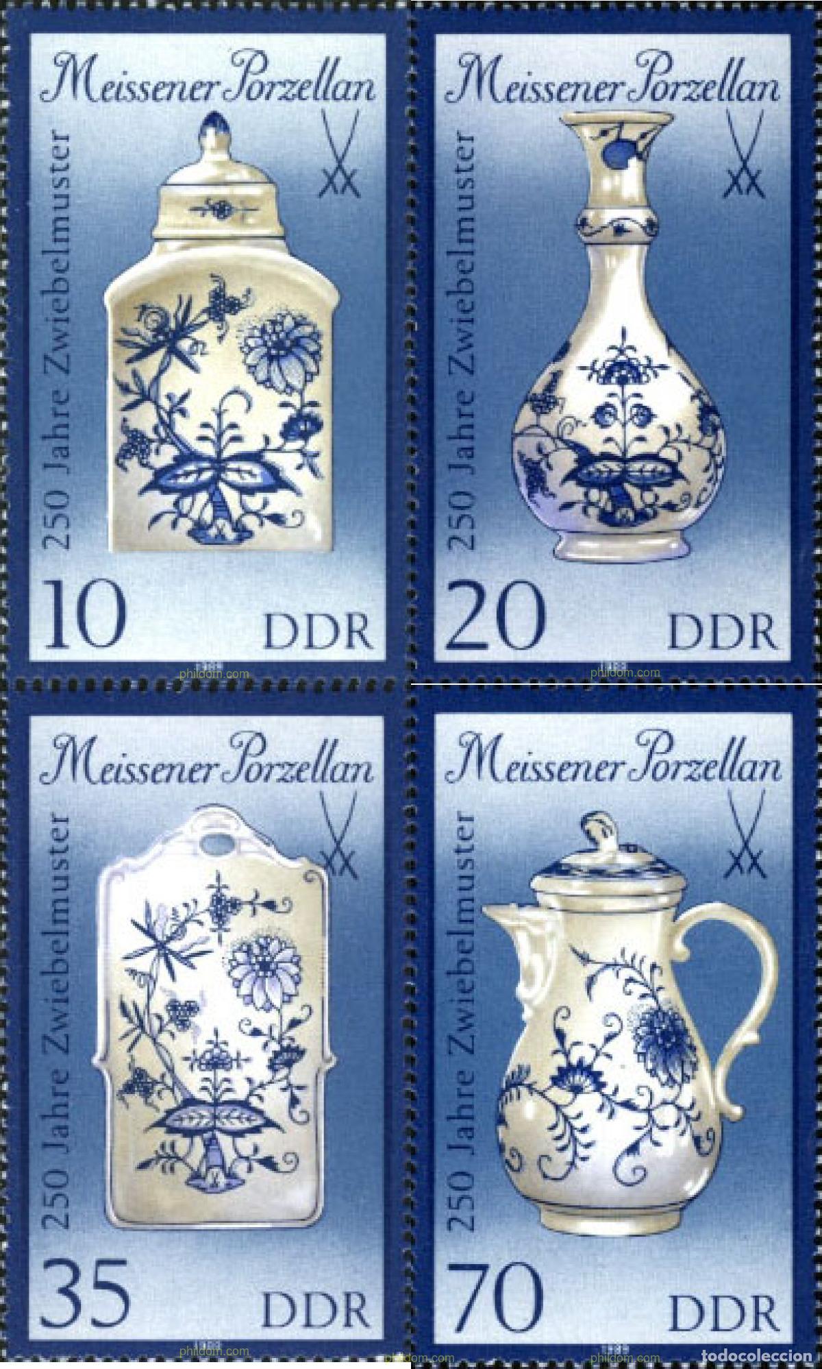 Sellos: 150991 MNH ALEMANIA DEMOCRATICA 1989 PORCELANAS