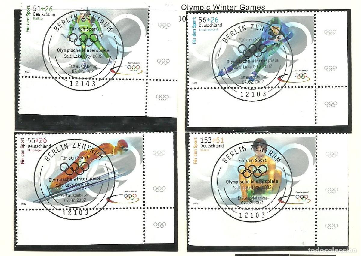Sellos: ALEMANIA FEDERAL 2002 - MICHEL NRO. 2237-40 MATASELLLADO