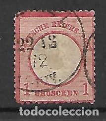 Sellos: Escudo/emblema de &Aacute;guila en relieve. Alemania Imperio. sello a&ntilde;o 1872 Yvert 6,- &euro;