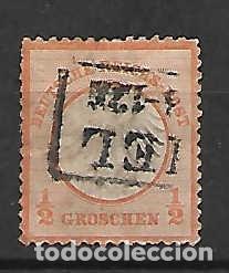 Sellos: Escudo/emblema de &Aacute;guila en relieve. Alemania Imperio. sello a&ntilde;o 1872 Yvert 10,- &euro;