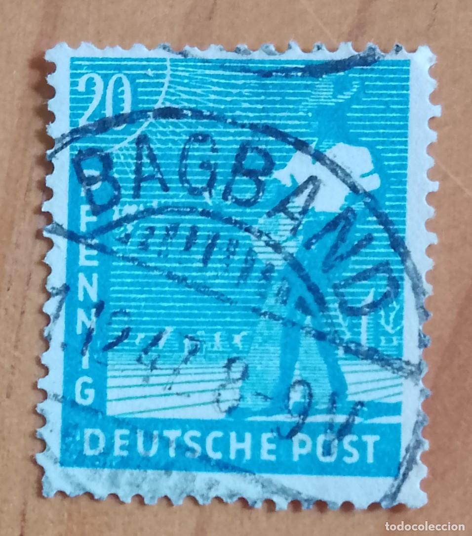 Sellos: ALEMANIA - V/F 20 - SEMBRADOR - MATASELLO IDENTIFICATIVO: 1.12.47 BAGBAND