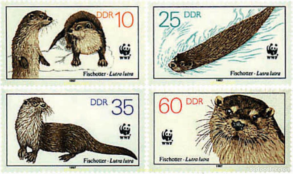 Sellos: 74069 MNH ALEMANIA DEMOCRATICA 1987 NUTRIA EUROPEA