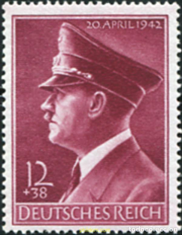 Sellos: 149877 MNH ALEMANIA 1942 53 ANIVERSARIO DE ADOLF HITLER