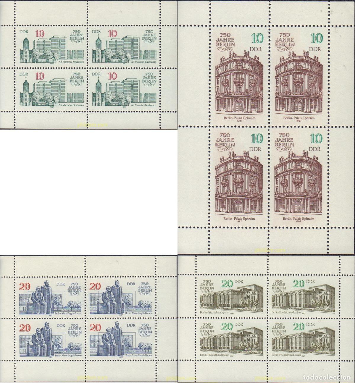 Timbres: 145001 MNH ALEMANIA DEMOCRATICA 1987 750 ANIVERSARIO DE BERLIN