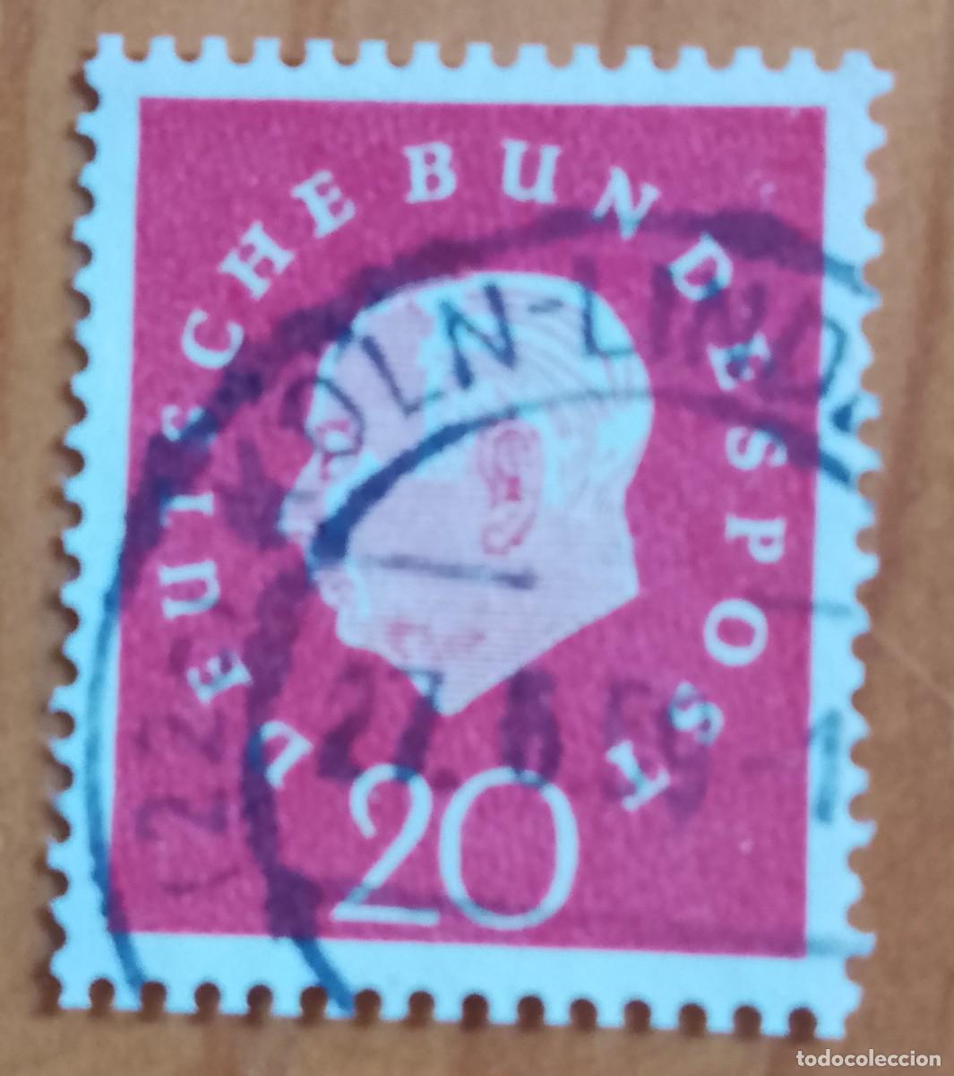 Sellos: ALEMANIA - V/F 20 - PRESIDENTE - MATASELLO IDENTIFICATIVO: 27.6.69 KOLN
