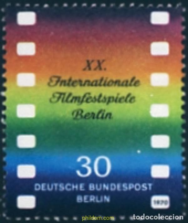 Sellos: 131033 MNH ALEMANIA. Berl&iacute;n 1970 20 FESTIVAL INTERNACIONAL DEL CINE, EN BERLIN
