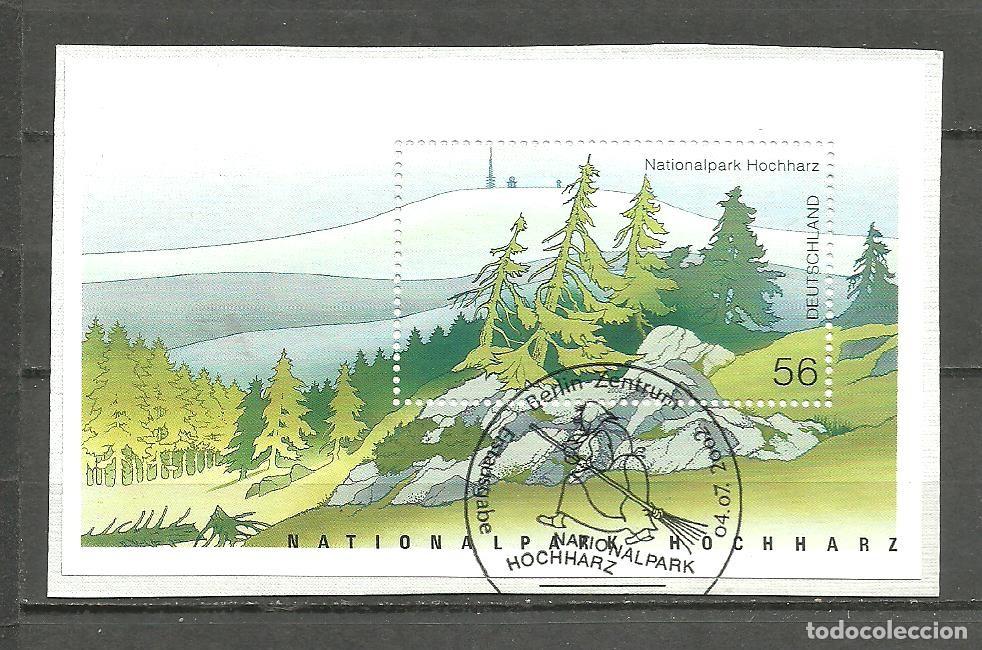 Briefmarken: ALEMANIA FEDERAL 2002 - MICHEL NRO. 59 BLOCK - MATASELLADO SOBRE CARTULINA