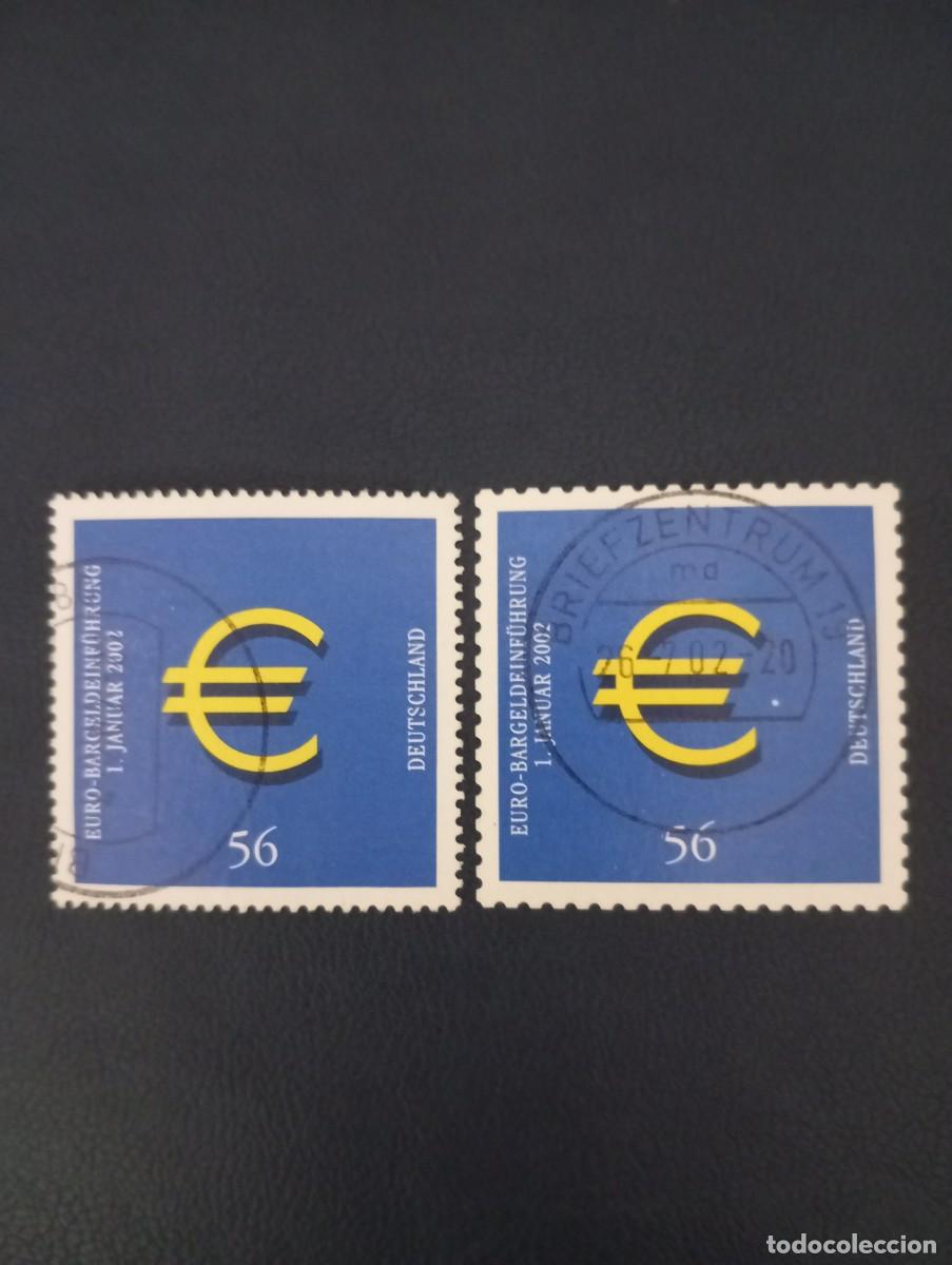 Briefmarken: ALEMANIA, 2002, EURO, SELLO DENTADO Y ADHESIVO