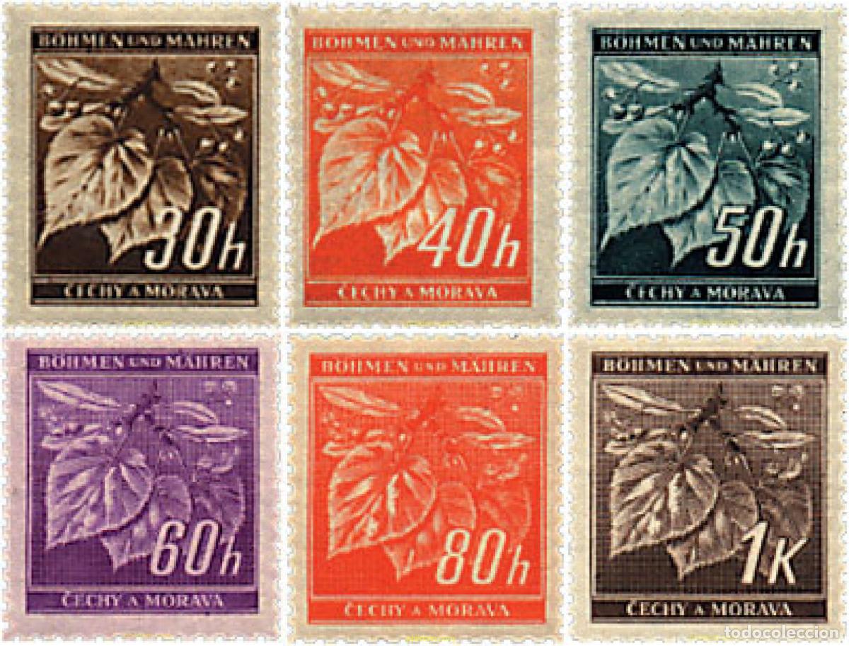 Sellos: 788581 MNH BOHEMIA Y MORAVIA 1940 SERIE BASICA