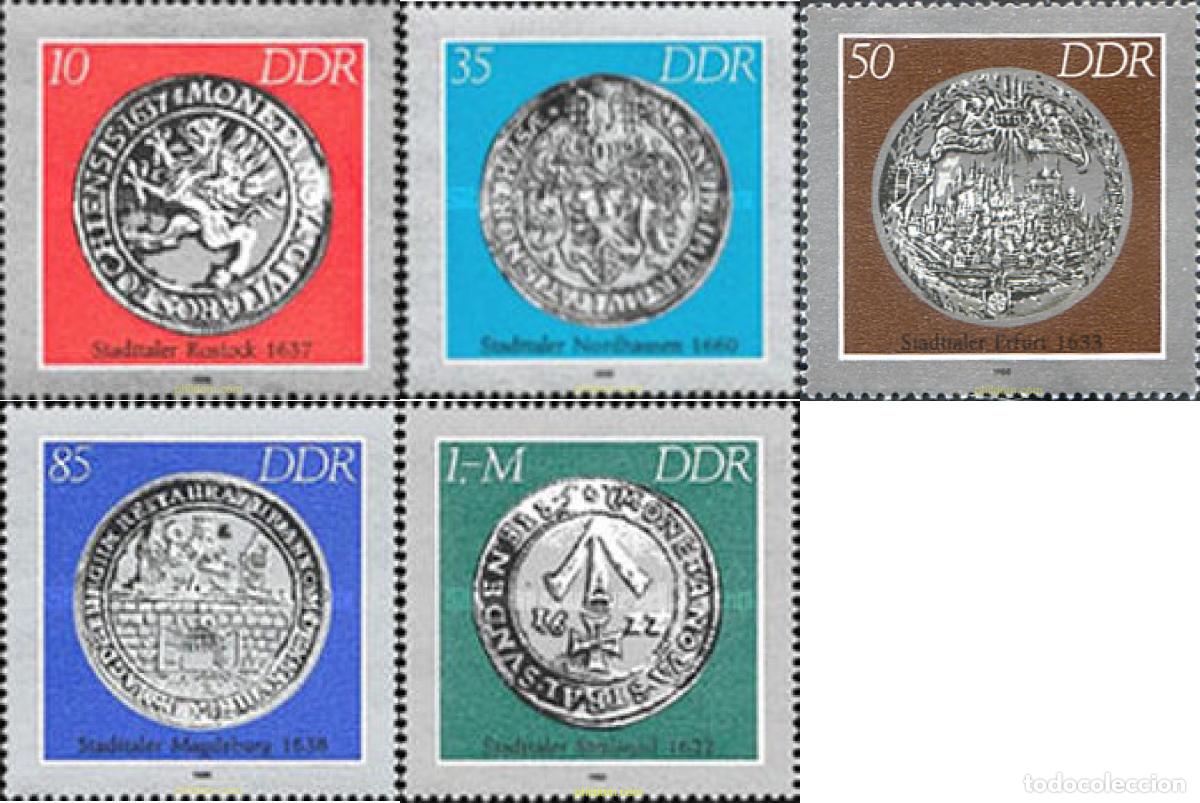 Briefmarken: 150953 MNH ALEMANIA DEMOCRATICA 1986 MONEDAS ANTIGUAS