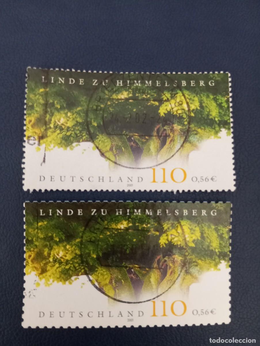 Briefmarken: ALEMANIA, 2001, ARBOLES, TILOS, YT 2040 y ADHESIVO