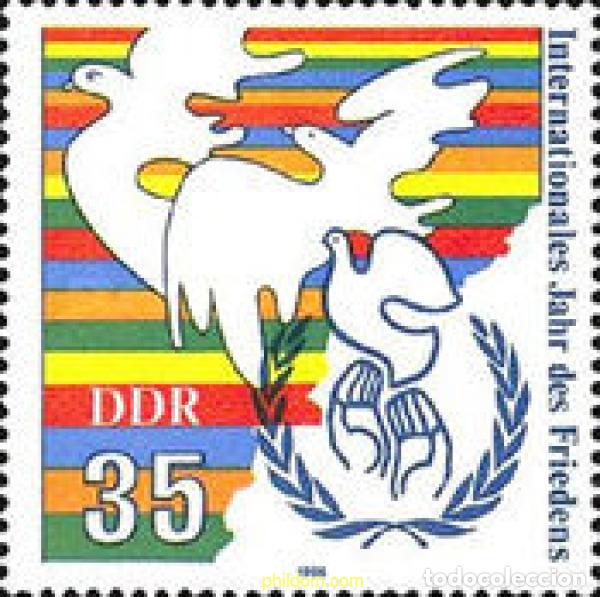 Briefmarken: 150951 MNH ALEMANIA DEMOCRATICA 1986 A&Ntilde;O INTERNACIONAL DE LA PAZ
