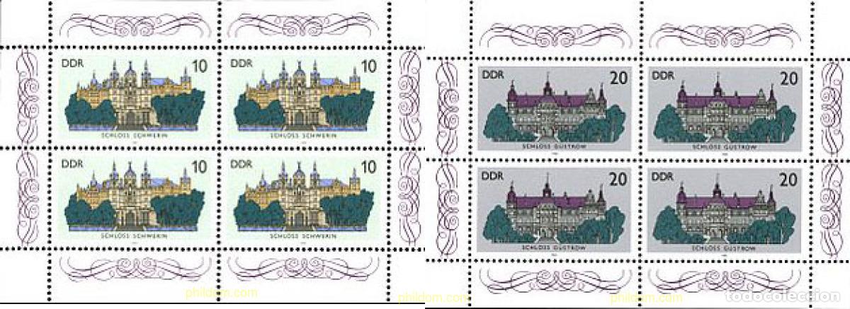 Briefmarken: 144986 MNH ALEMANIA DEMOCRATICA 1986 CASTILLOS DE ALEMANIA ORIENTAL