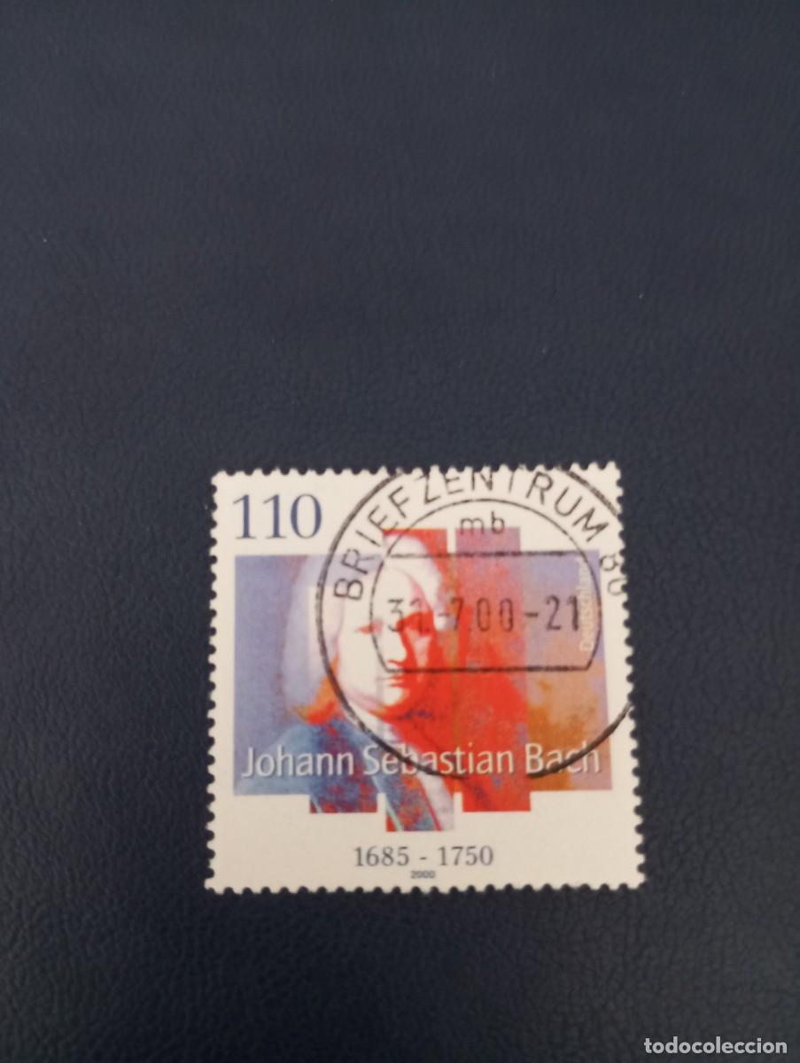 Sellos: ALEMANIA, 2000, COMPOSITOR JOHAN SEBASTIAN BACH, YT 1958