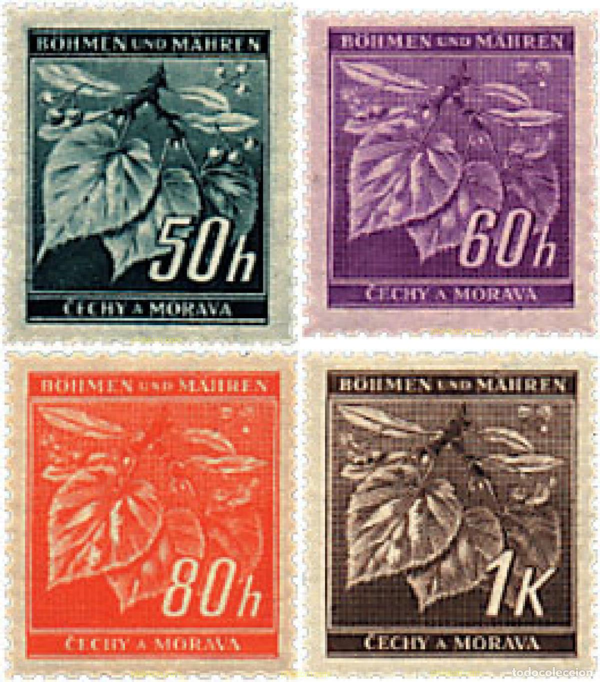 Sellos: 788590 MNH BOHEMIA Y MORAVIA 1940 SERIE BASICA