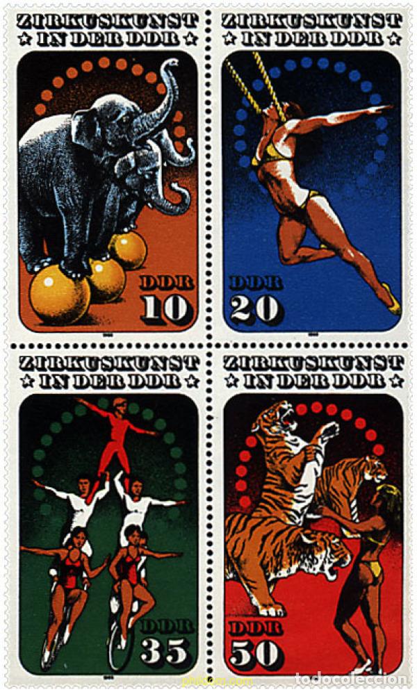Sellos: 144950 MNH ALEMANIA DEMOCRATICA 1985 ARTE EN EL CIRCO.