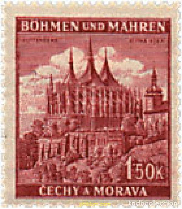 Sellos: 788592 HINGED BOHEMIA Y MORAVIA 1940 SERIE BASICA