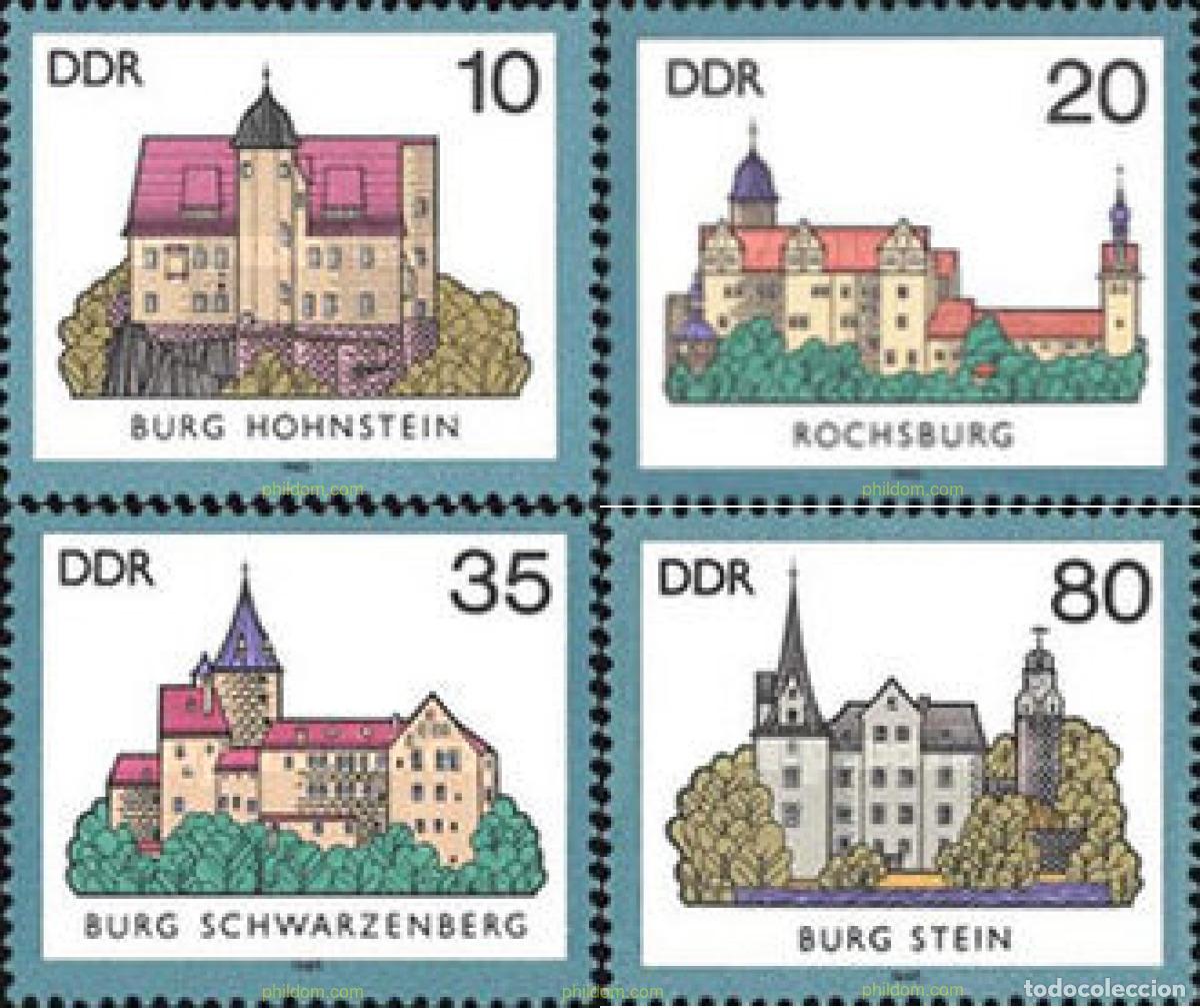 Sellos: 150942 MNH ALEMANIA DEMOCRATICA 1985 CASTILLOS DE ALEMANIA ORIENTAL