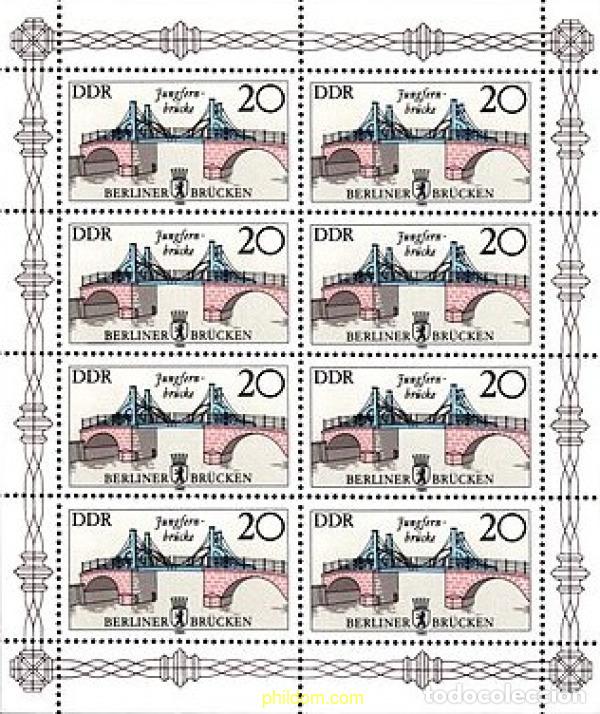 Sellos: 158130 MNH ALEMANIA DEMOCRATICA 1985 PUENTES HISTORICOS DE BERLIN