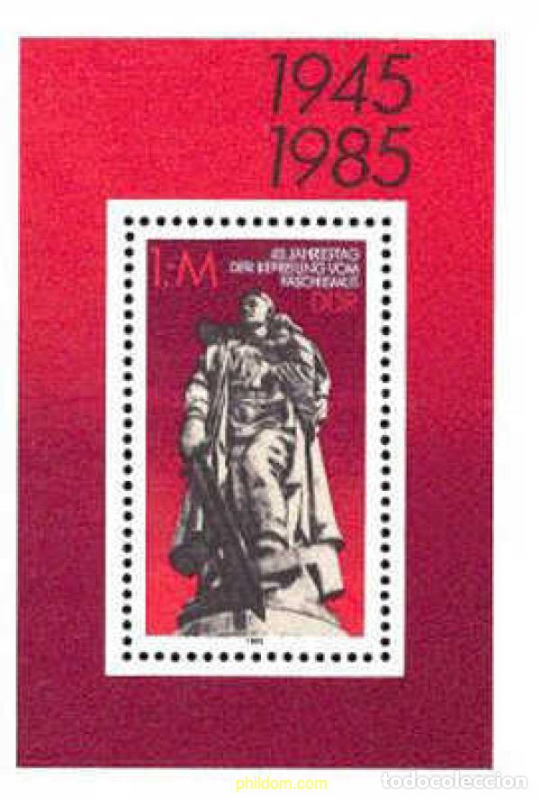 Sellos: 150934 MNH ALEMANIA DEMOCRATICA 1985 40 ANIVERSARIO DE LA LIBERACION DEL FASCISMO