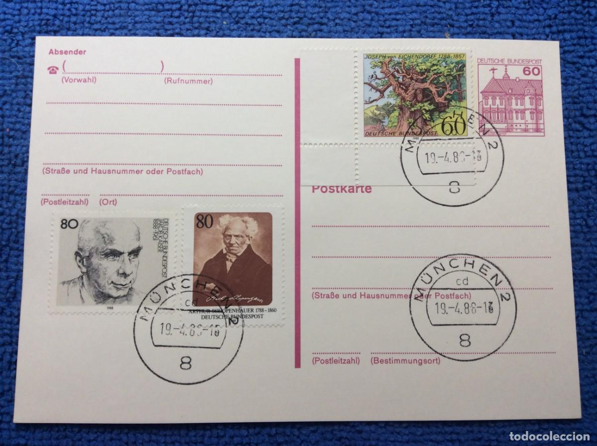 Sellos: ALEMANIA 1988 ENTERO POSTAL (1DDN36)