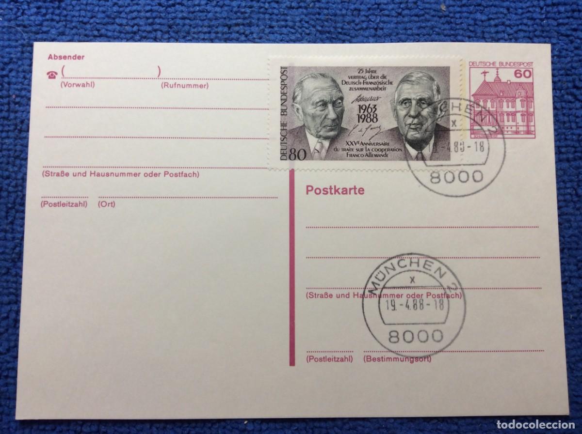 Sellos: ALEMANIA 1988 ENTERO POSTAL (1DDN37)
