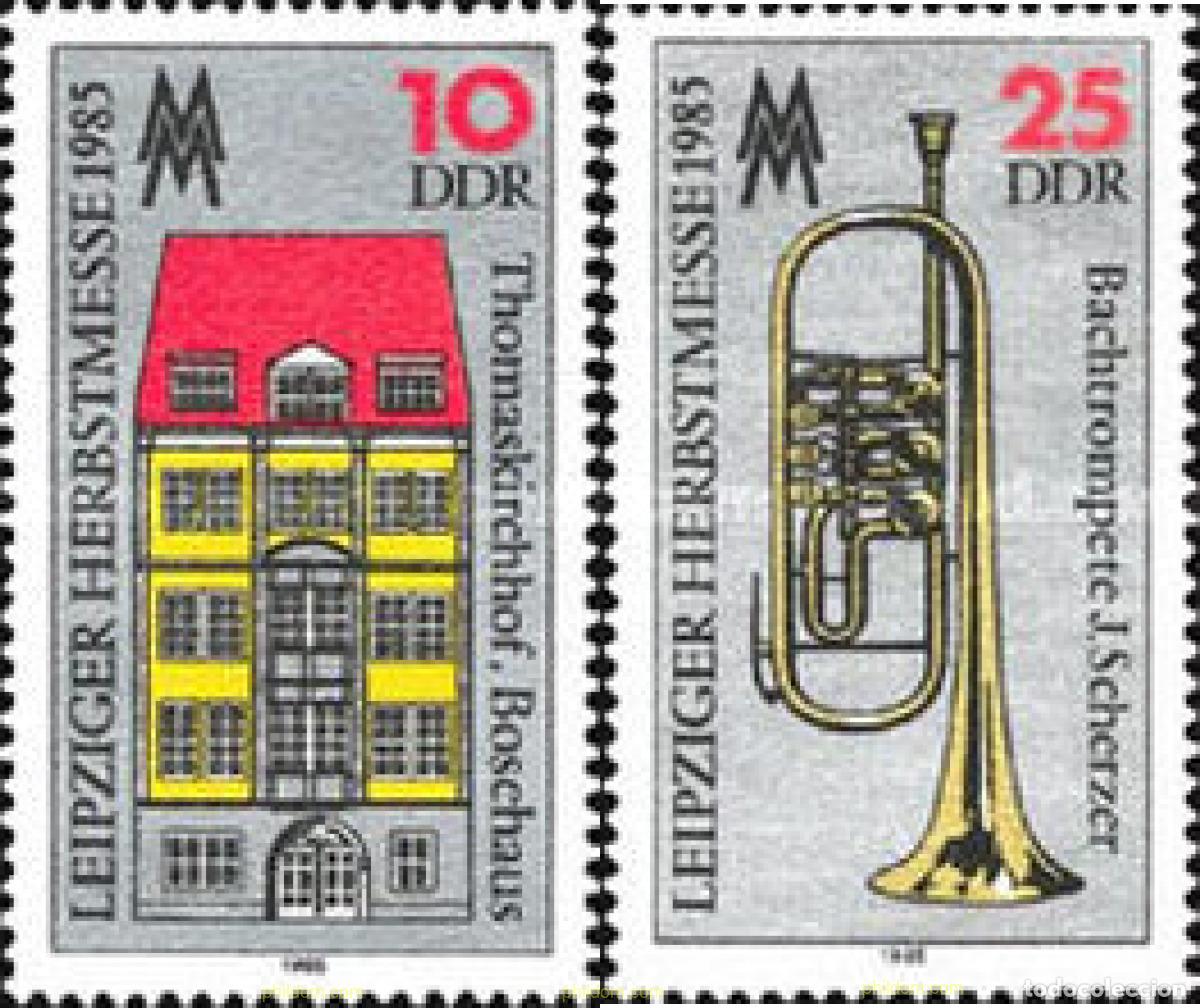 Sellos: 150939 MNH ALEMANIA DEMOCRATICA 1985 FERIA DE OTO&Ntilde;O DE LEIPZIG