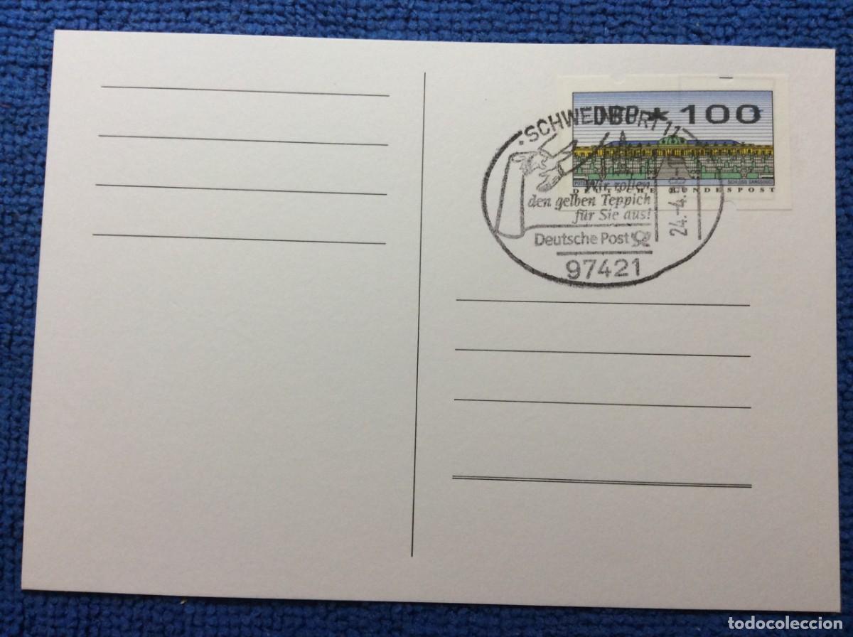 Sellos: ALEMANIA 1998 TARJETA POSTAL. INTERESANTE MATASELLOS (1DDN49)