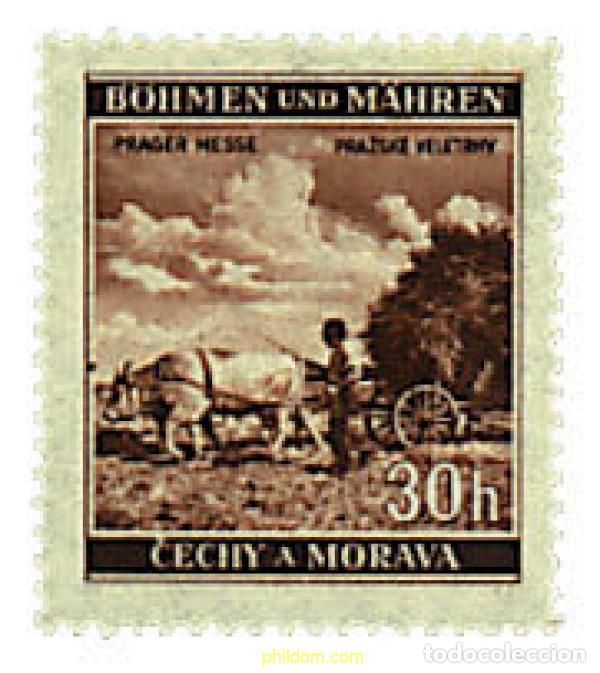 Sellos: 788599 HINGED BOHEMIA Y MORAVIA 1941 FERIA DE MUESTRAS EN PRAGA