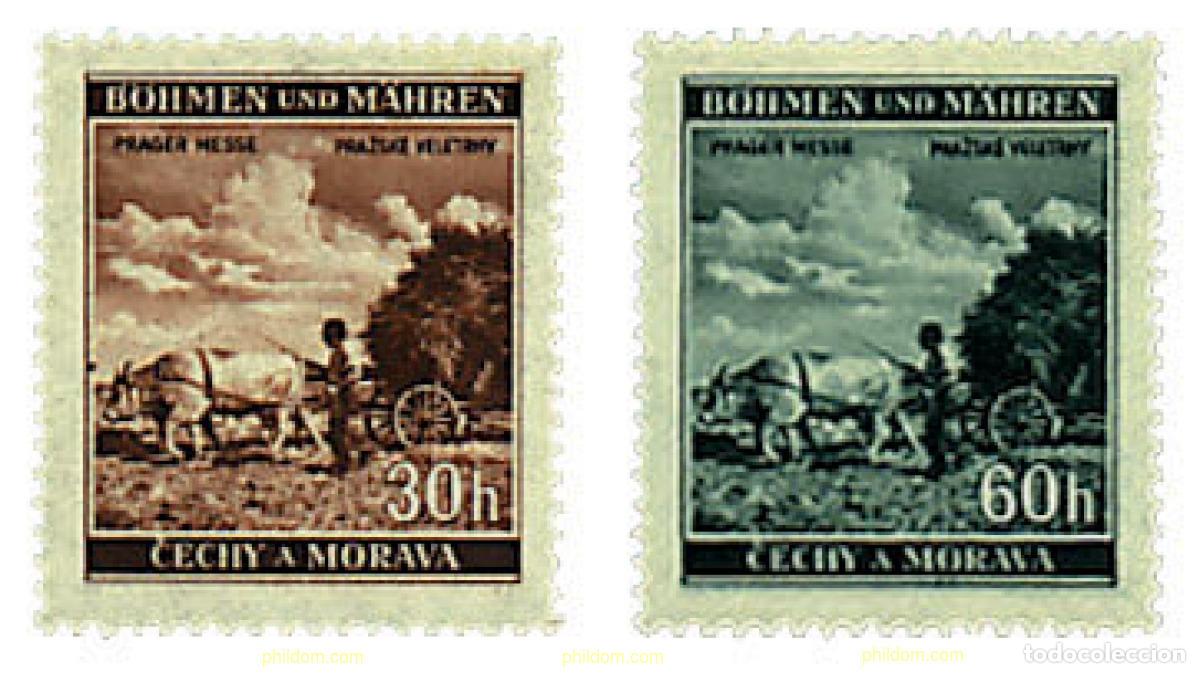 Sellos: 788598 MNH BOHEMIA Y MORAVIA 1941 FERIA DE MUESTRAS EN PRAGA