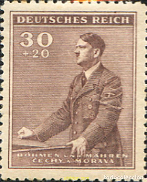 Sellos: 788601 MNH BOHEMIA Y MORAVIA 1942 53 ANIVERSARIO DE ADOLF HITLER