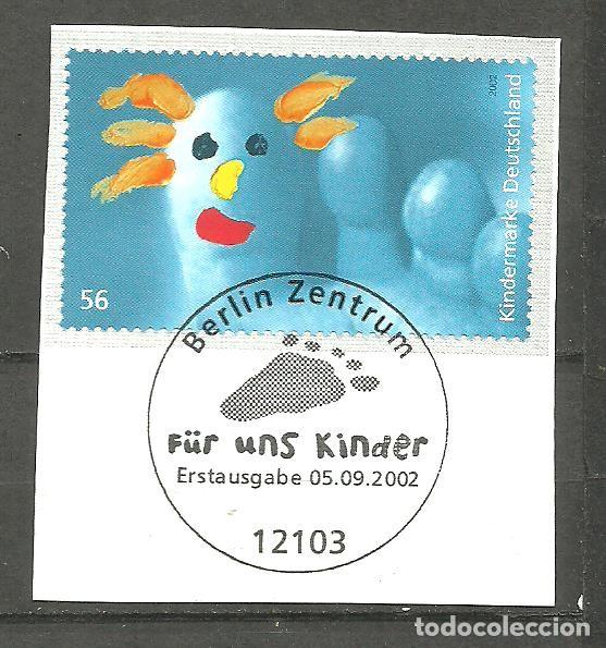 Sellos: ALEMANIA FEDERAL 2002 - MICHEL NRO. 2280 - MATASELLADO EN CARTULINA