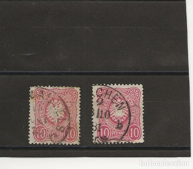 Sellos: ALLEMAGNE - YVERT ET TELIIER 32 ET 38