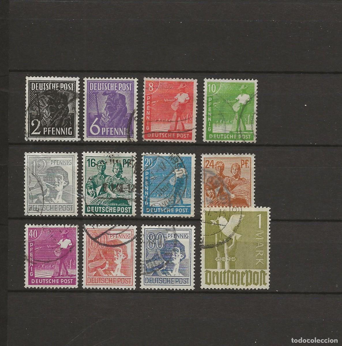 Sellos: ALLEMAGNE - ZONE INTERALLIEE - LOT DE TIMBRES