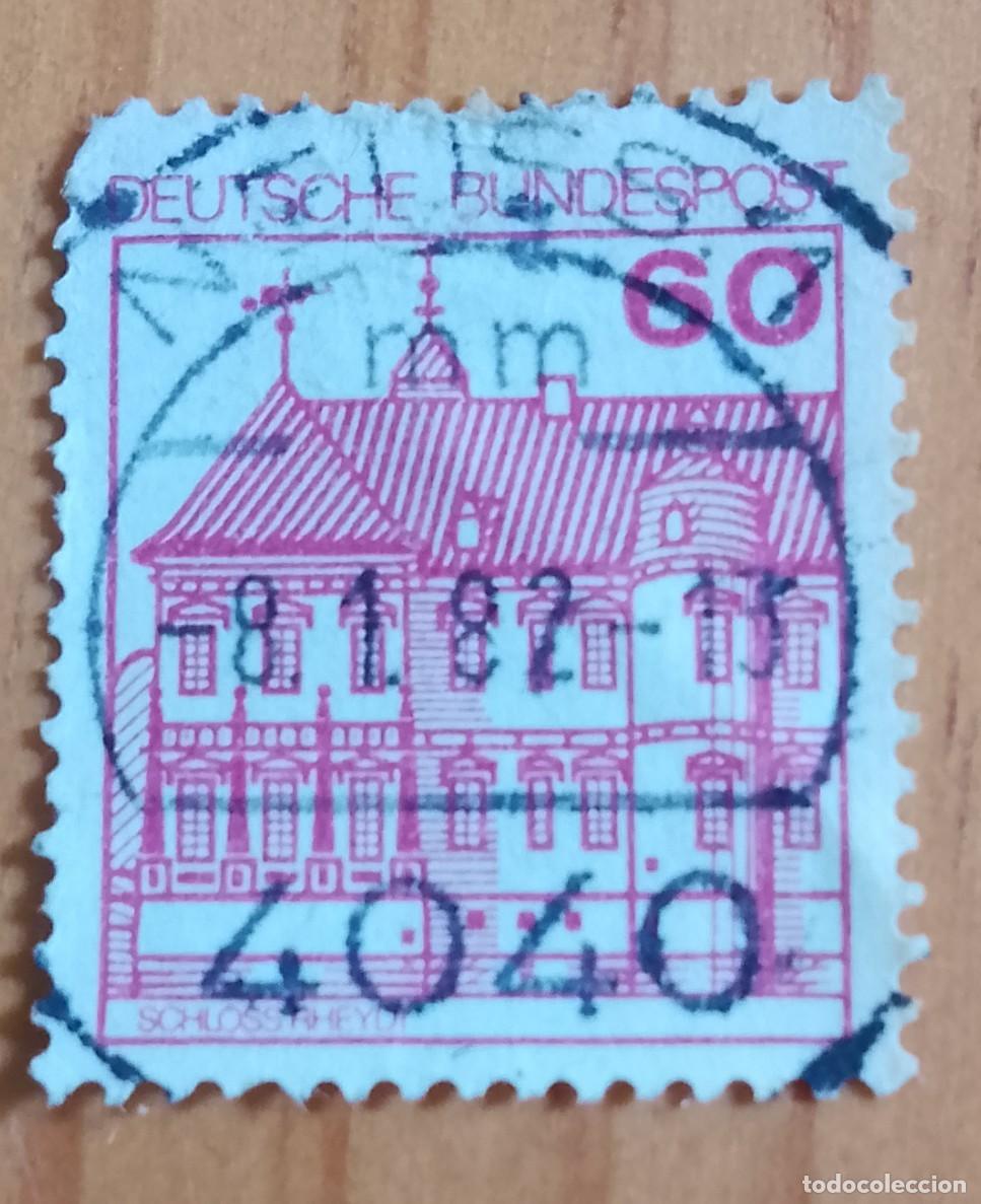 Sellos: ALEMANIA - V/F 60 - SCHLOSS RHEYDT - MATASELLO IDENTIFICATIVO: 8.1.82 NEUSS