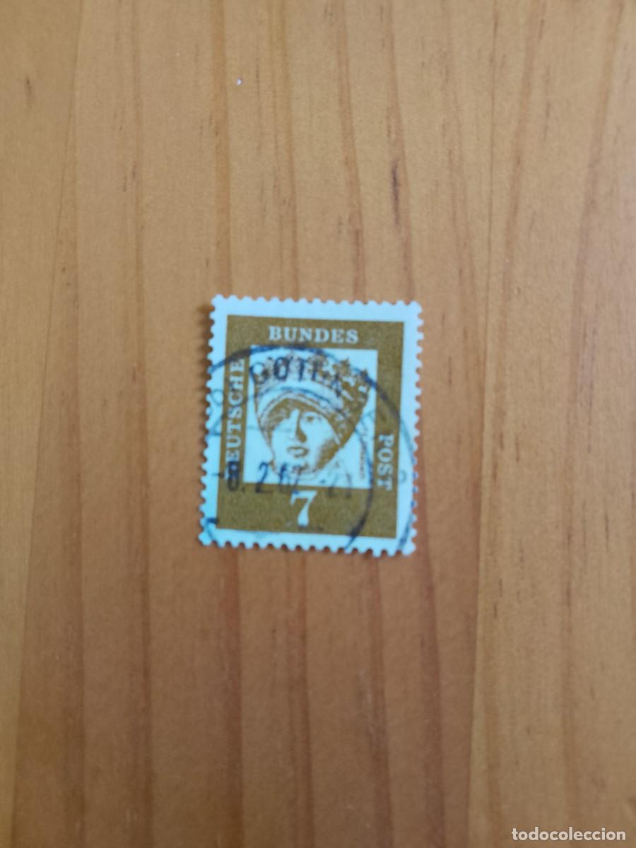 Sellos: ALEMANIA BUNDES - V/F 7 - PERSONAJE - MATASELLO IDENTIFICATIVO: 8.2.62 G&Ouml;TTINGEN