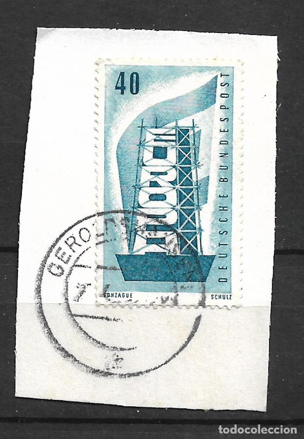 Briefmarken: alemania 1956 michel 242 usado 1.30&euro;- 34/2