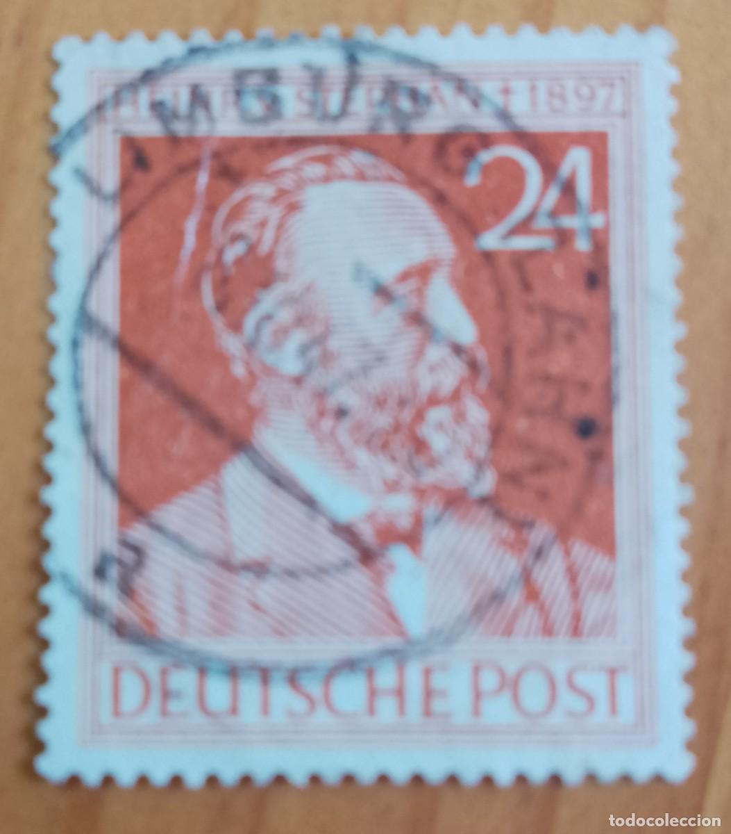 Stamps: ALEMANIA - V/F 24 - HEINR V. STEPHAN 1897 - MATASELLO IDENTIFICATIVO: 8.10.47 LIMBURG LAHN