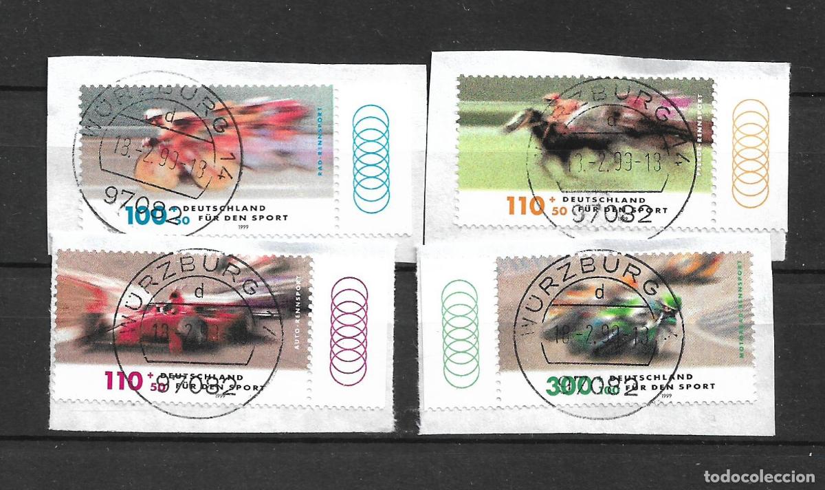 Stamps: alemania 1999 michel 2031/2034 usado 11&euro;- 34/2