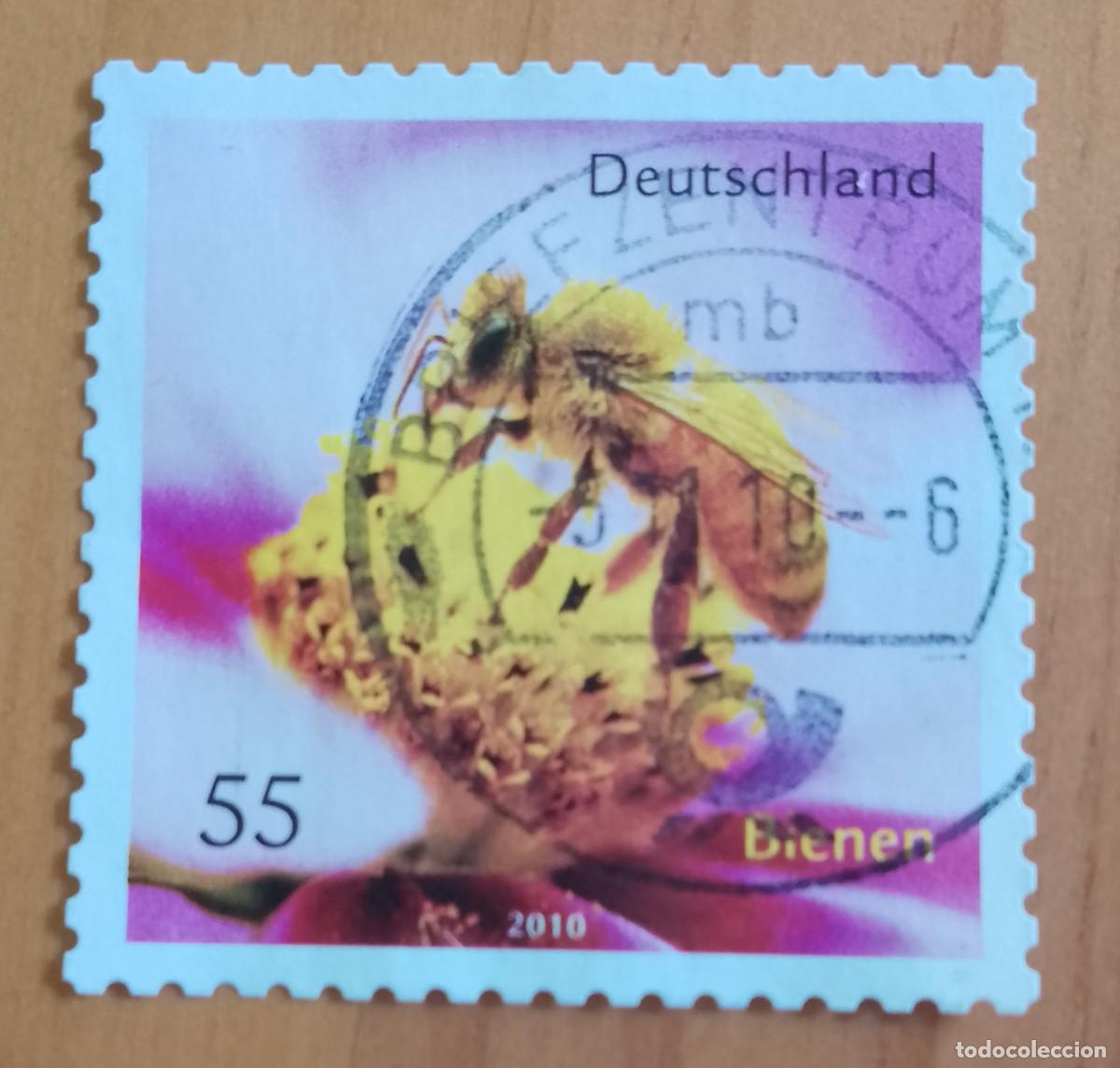 Stamps: ALEMANIA - V/F 55. - BIENEN - MATASELLO IDENTIFICATIVO: 5.11.10 BRIEFZENTRUM