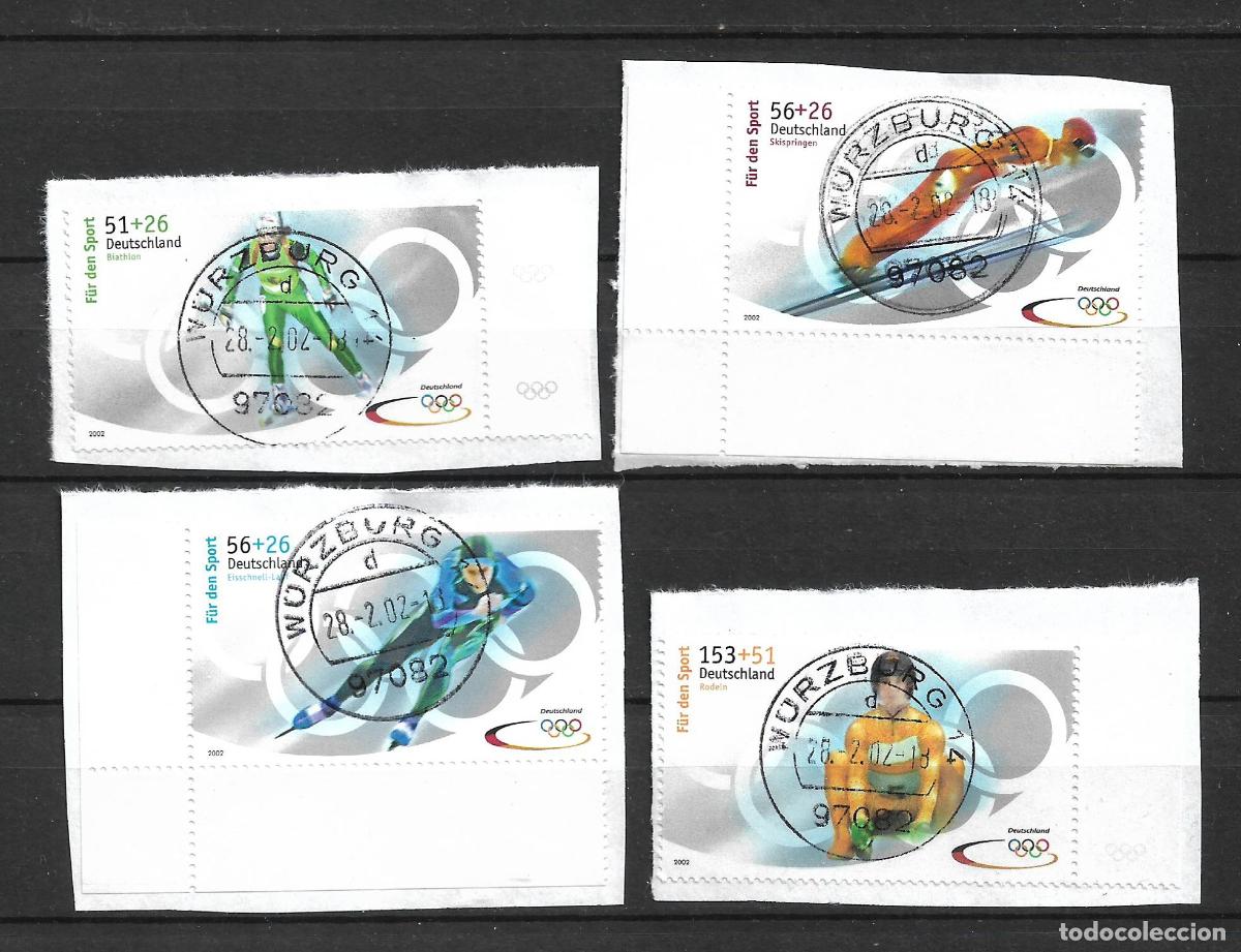 Stamps: alemania 2002 michel 2237/2240 usado 9&euro;- 34/2