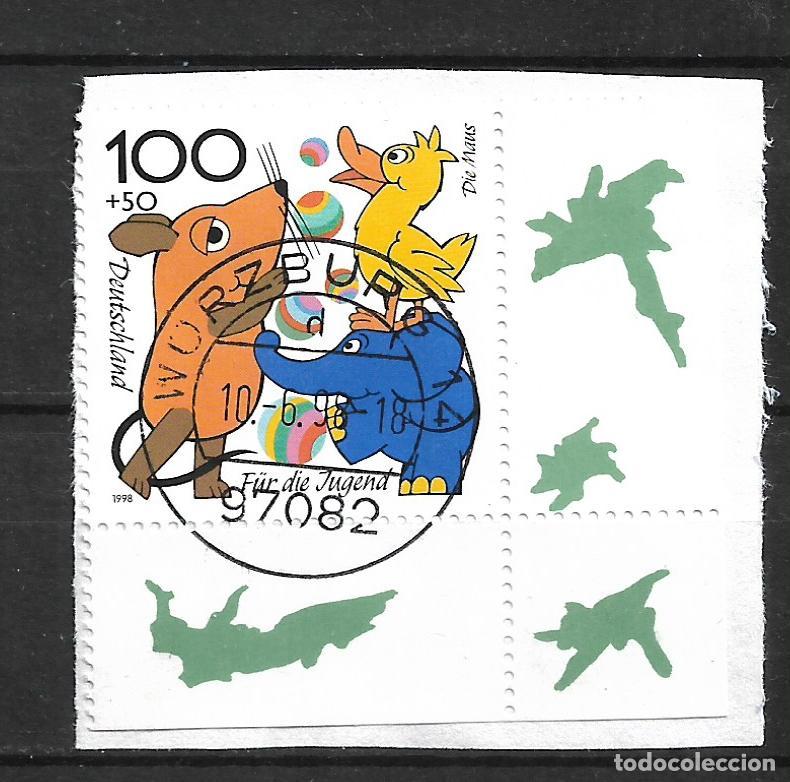 Sellos: alemania 1998 michel 1990 usado 2&euro;- 34/3