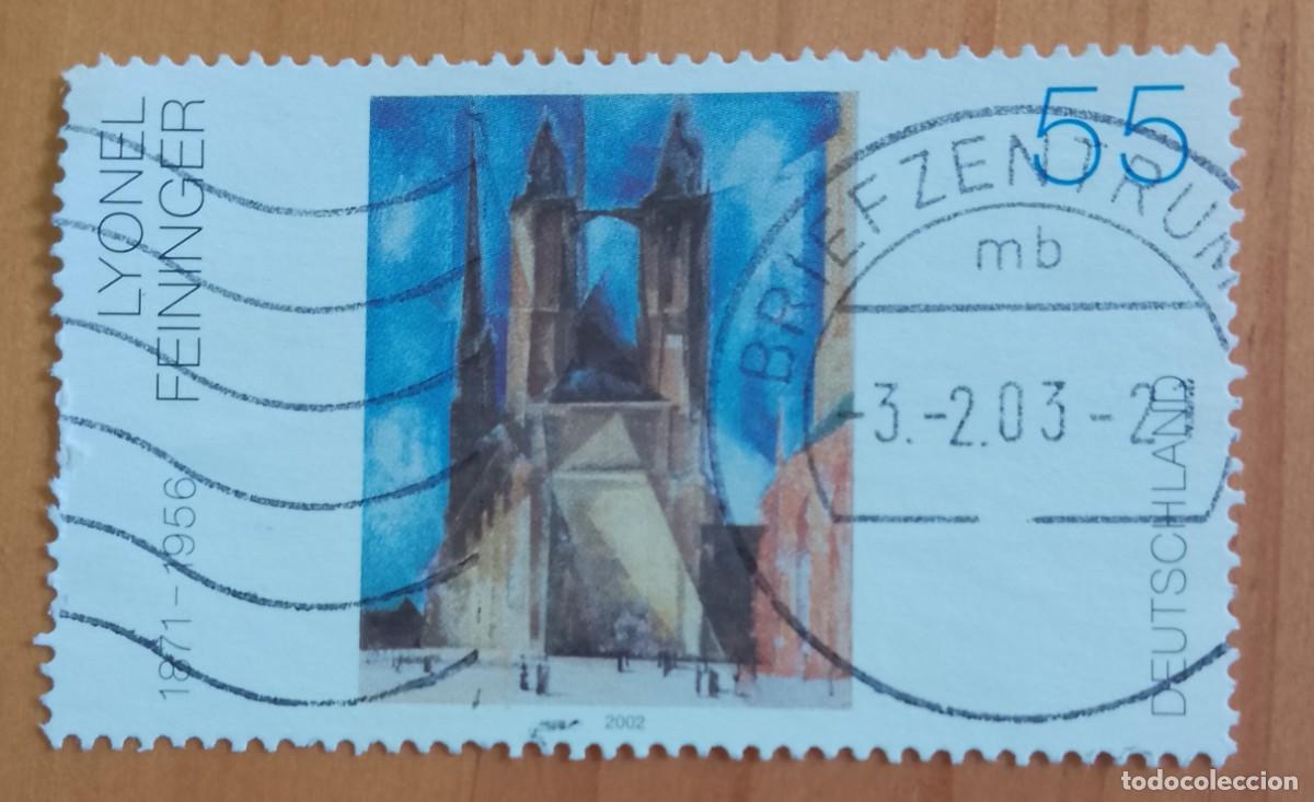 Sellos: ALEMANIA - V/F 55 - LYONEL FEININGER 1871.1956 - MATASELLO IDENTIFICATIVO: 3.2.03 BRIEFZENTRUM
